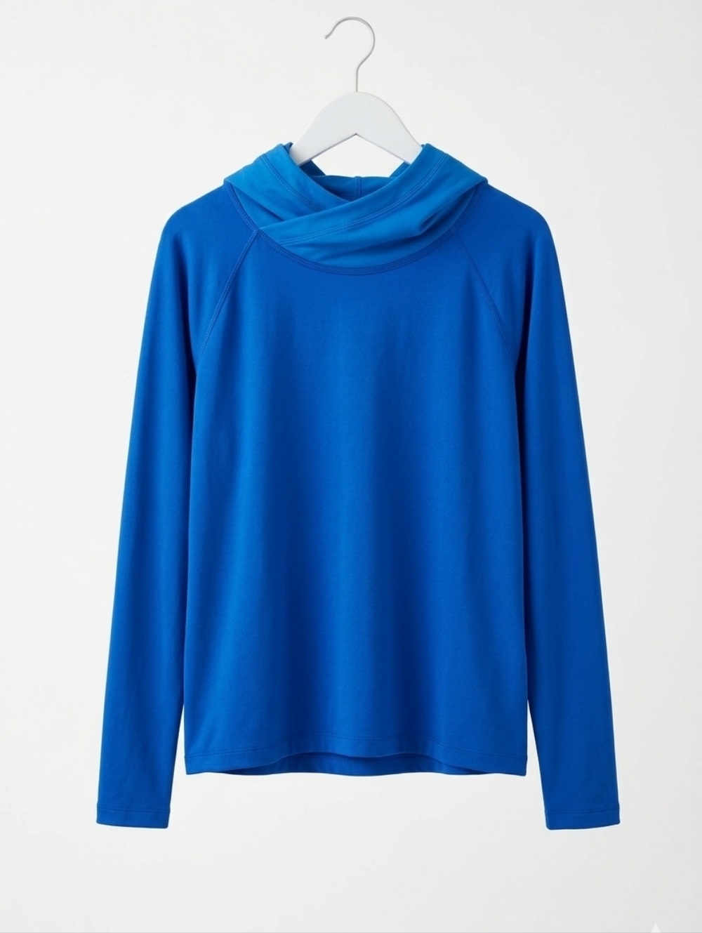 Lululemon Women's Healthy Heart Cowl Neck Pullover~Size L/XL In Blue